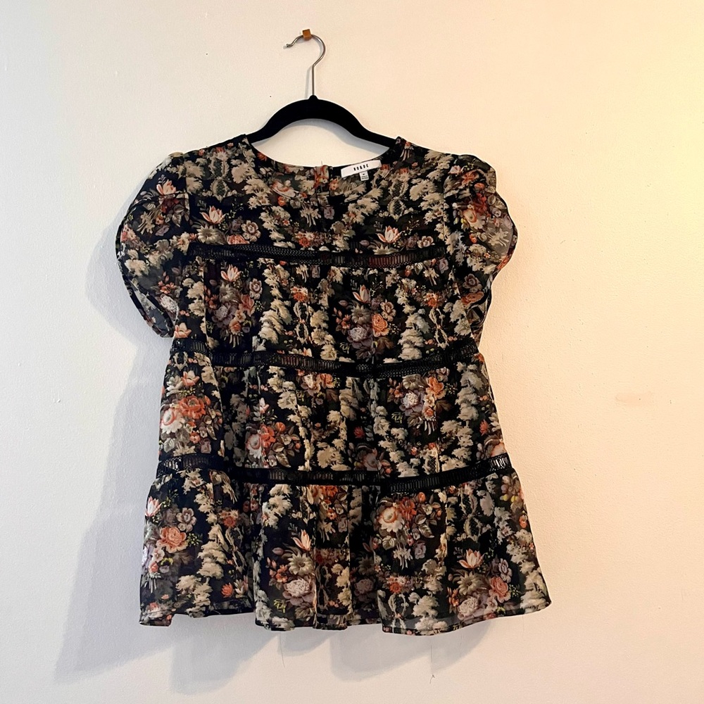 Ro & De Flora Sheet Blouse Sz M